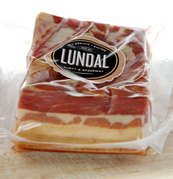 Tørrsaltet Bacon (0,4 kg)