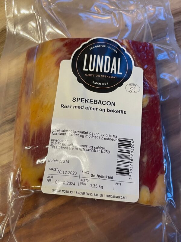 Spekebacon (ca 400g) - Bilde 2